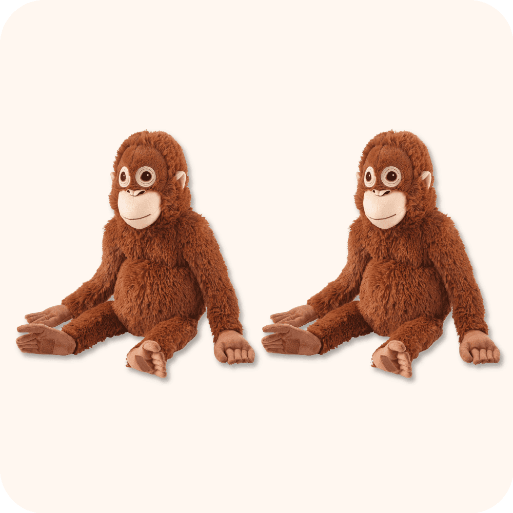 Orangutan Plush 2PCS Orangutan Plush 2PCS
